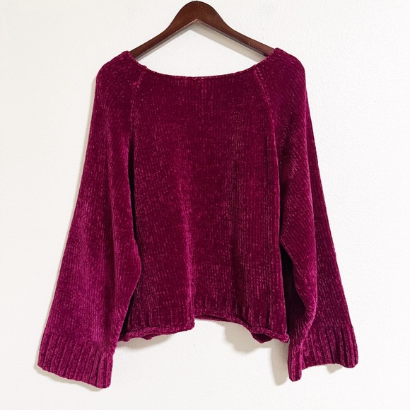 Anthro Moth Masie Chenille Boxy Dolman Jumper Sweater - Picture 4 of 15